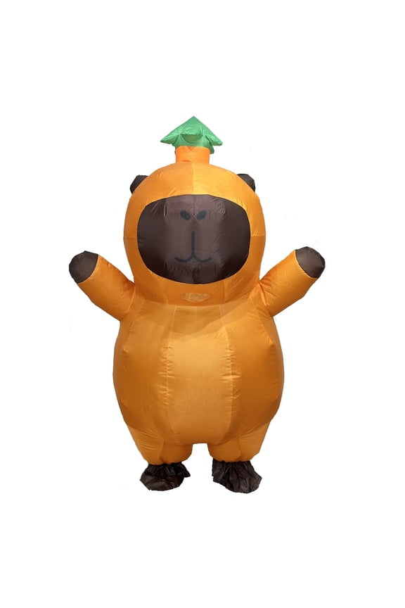 Inflatable Capybara Costume for Adult Unisex Funny Blow up Cosplay Party Suit