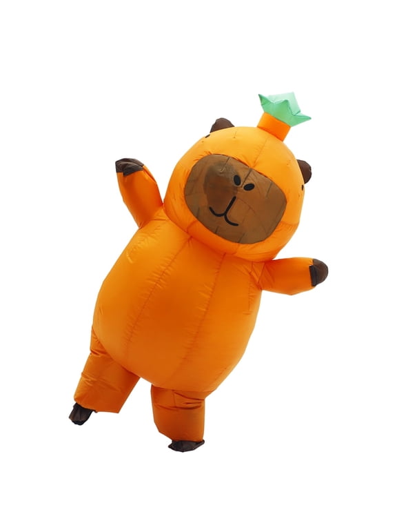 Inflatable Capybara Costume for Adult Halloween Unisex Funny Blow up Cosplay Party Suit