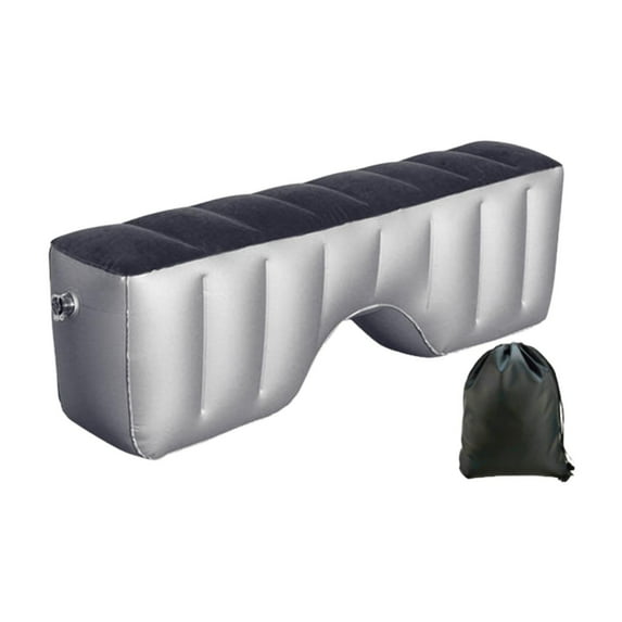 Inflatable Car Air Travel Mattress Back Seat Bed Portable PVC Flocking Sleeping Pad for Family Travel