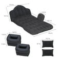 thumbnail image 1 of Inflatable Car Mattress Protable Air Bed with Pillow Sleep Rest Black Color, 1 of 4