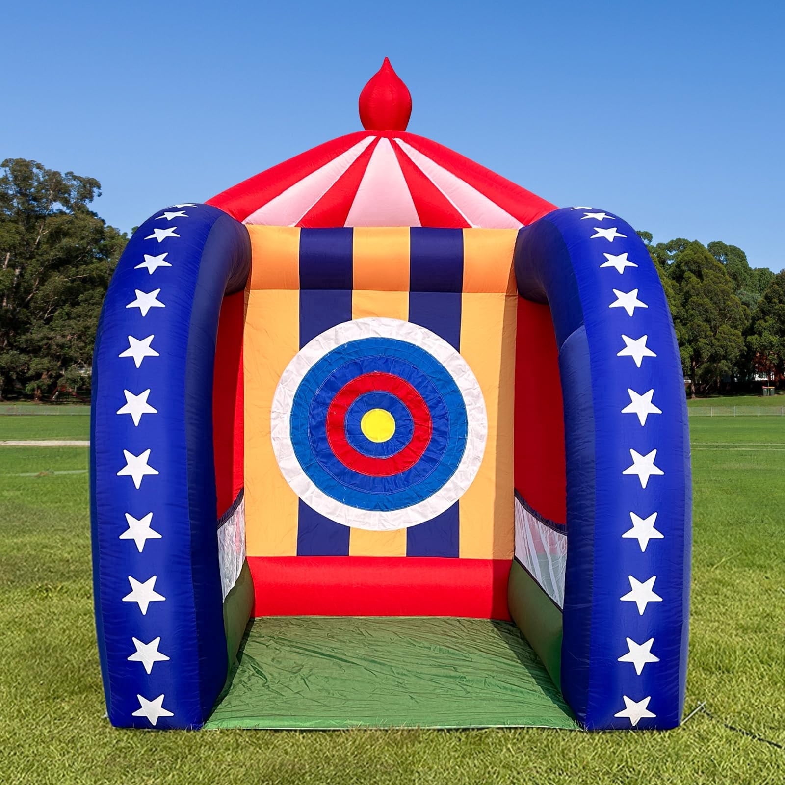 Inflatable Carnival Games 6.5×6.5×9FT, Built-in Blower, Quick-Inflate ...