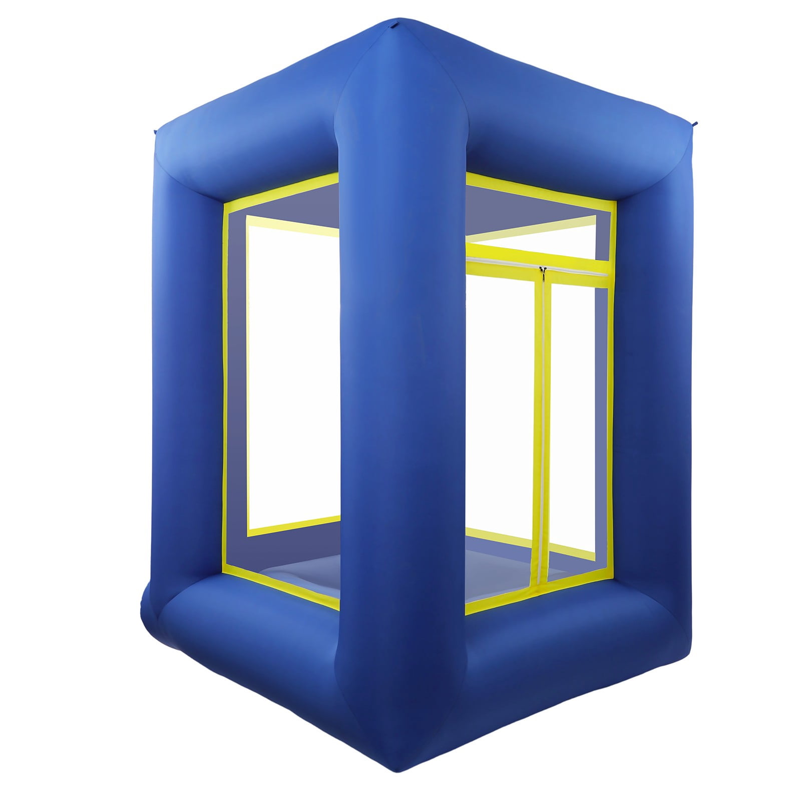 Blue Inflatable Game Booth with 2 Air Blowers, Outdoor Large Inflatable Activity Tent for Event Party Shopping Mall Decoration