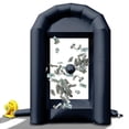 thumbnail image 1 of Inflatable Cash Cube Booth, 8.2x5.2 x 5.2 ft Inflatable Money Grab Machine for Business Advertising Event Promotion(Black), 1 of 10