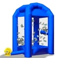 thumbnail image 1 of Inflatable Cash Cube Booth with Blower 8.2x5.2 x 5.2 ft Inflatable Money Grab Machine for Business Advertising Event Promotion(Bule), 1 of 9
