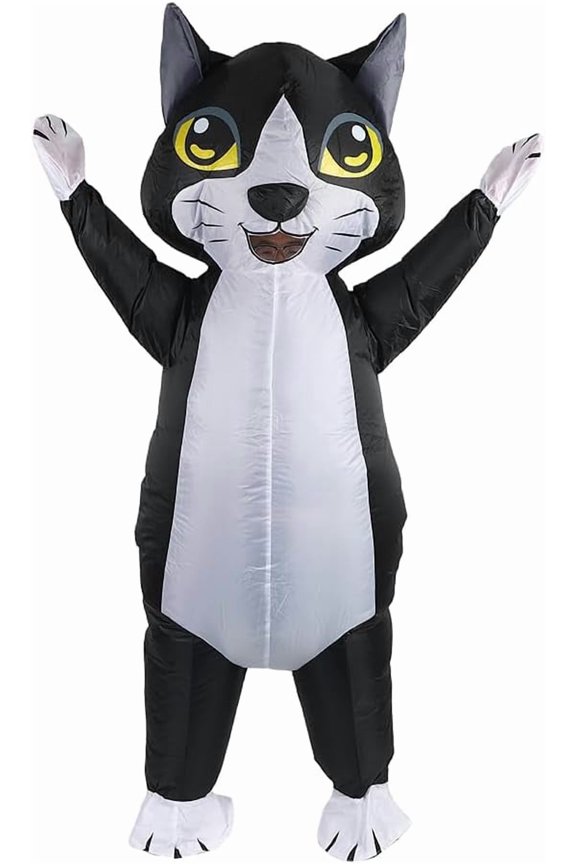 Inflatable Cat Costume Adult,Inflatable Costumes Women Men,Funny Halloween CostumesCarnival Role Play Decor