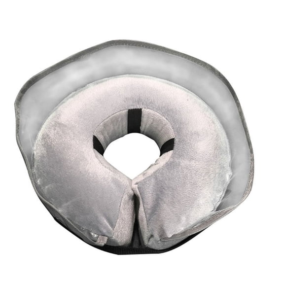 Inflatable Cat Recovery Collar Cone Cat Head Leg Wound Feet Healing Cone Furry Elizabethan Cone Inflatable Type