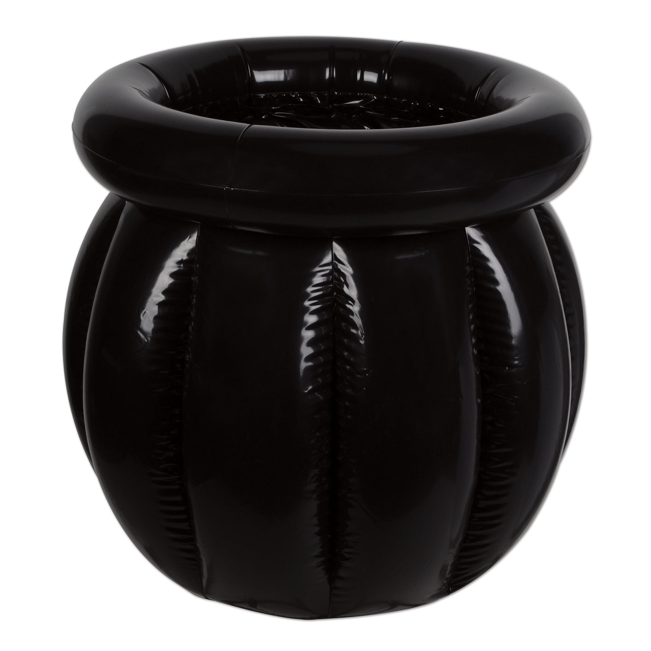 Beistle Inflatable Cooler Cauldron, Halloween Drink and Beverage Holder, Spooky Party Decor for Trick-or-Treat Candy, 48 12 oz. Cans, 22" x 18"