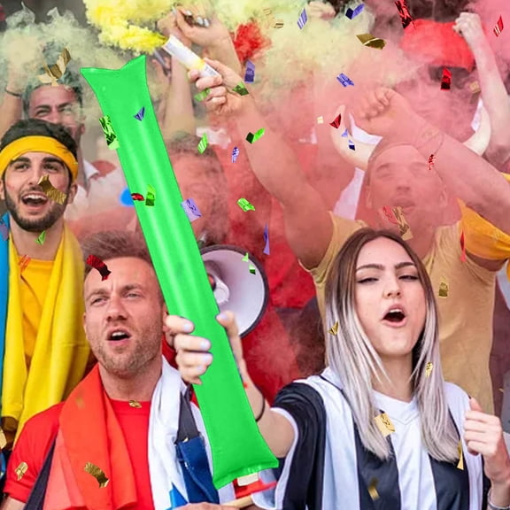 Inflatable Cheer Sticks for Sports Games Parties Events Loud Noise Makers Fan Accessories 2PCS