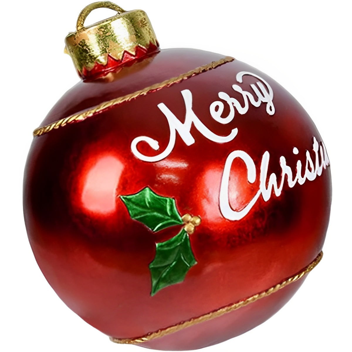 Inflatable Christmas Ball 23.6 Inch Giant PVC Christmas Blow up Ball Inflatable Christmas Ball 23.6 Inch Giant PVC Christmas Blow up Ball