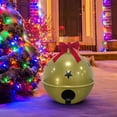 thumbnail image 1 of Inflatable Christmas Ball, Christmas Ball Bow Bells Decorations, PVC Inflatable Ornaments, for Christmas Tree, Yard Lawn Porch, Winter Holiday Merry Christmas, Outdoor Decor, 1 of 6