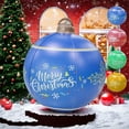 thumbnail image 1 of Inflatable Christmas Balls Outdoor Decorations 23.62inch Giant PVC Christmas Ornaments Red Green Blue Yellow Christmas Decorated Ball Ornaments Blow up Balls for Porch Lawn Yard Holiday Decor, 1 of 6