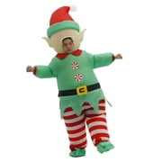Inflatable Christmas Elf Suits Cosplay Party Game Dress Mascot Costume Advertising Costume Fancy Dress Party