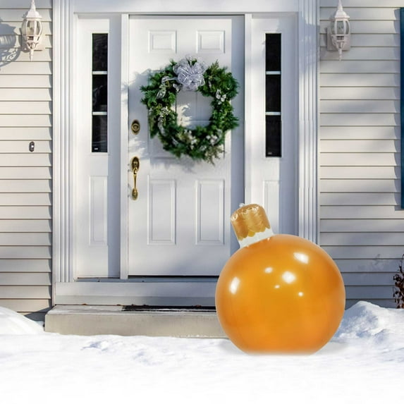 Inflatable Christmas Ornaments,Oversized Outdoor Christmas Ball Ornaments, Holiday Yard Christmas Tree Decorations, Indoor and Outdoor Decoration Balls,Inflatable Outdoor Holiday Yard Decorations