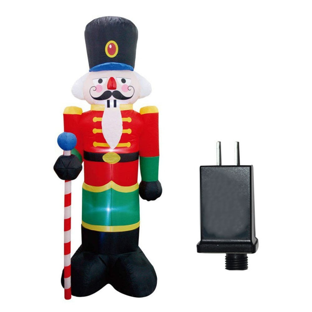 Inflatable Christmas Santa Claus Soldiers Christmas Decoration Outdoor Party