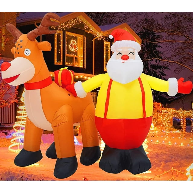 Inflatable Christmas Yard Decorations, Christmas Outdoor Decorations