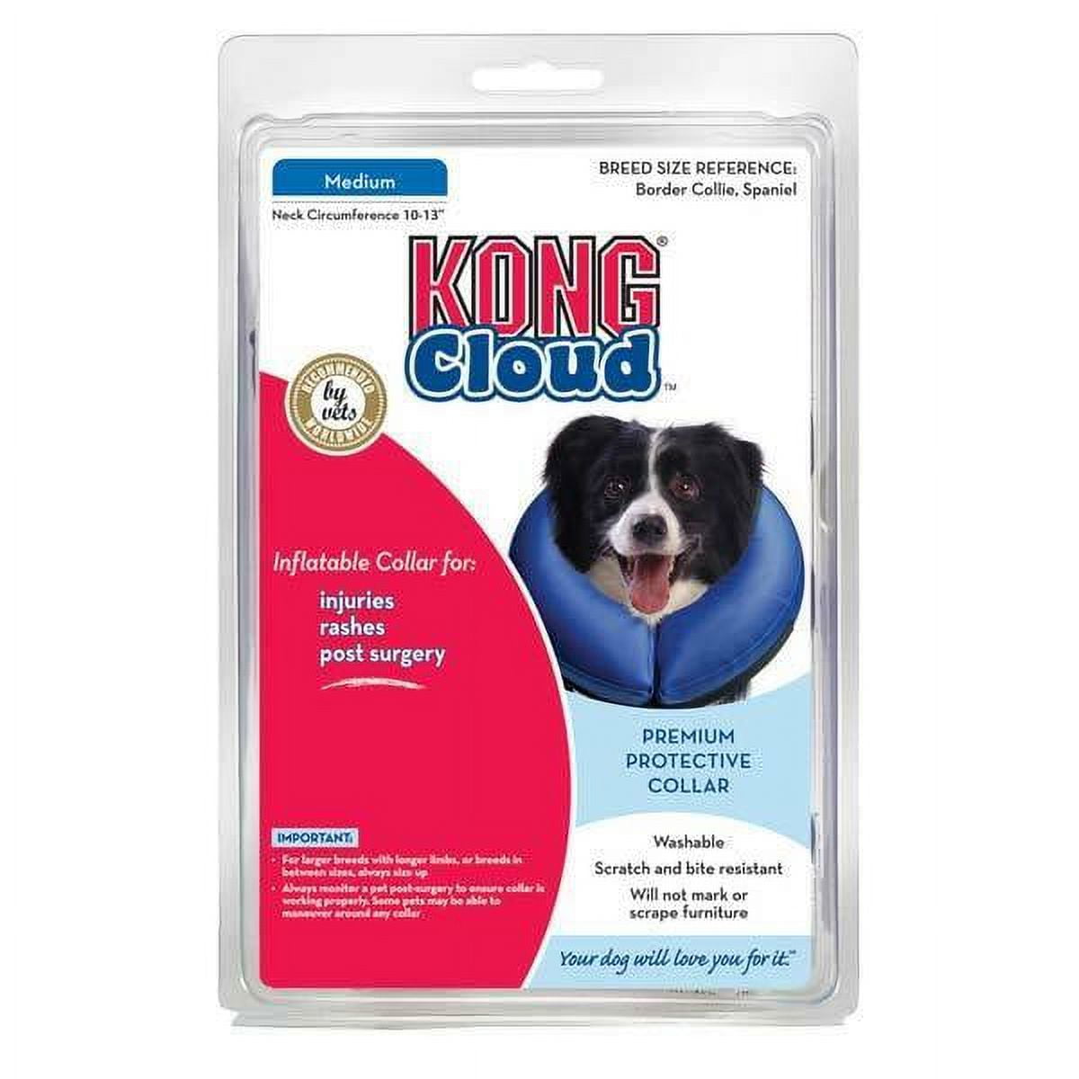 Recovery Collar for Dogs KVP Kong Cloud Blue Inflatable (25-33 cm) main image 1