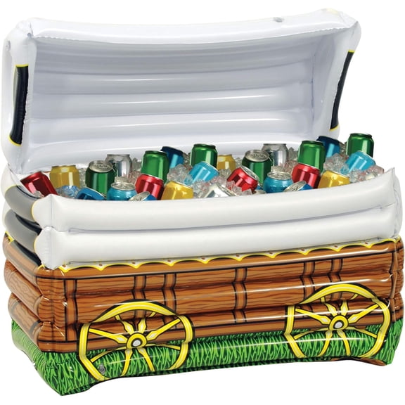 Inflatable Cooler - Drink Container for Parties, Party Decoration, Western Fiesta Party Decoration: Western