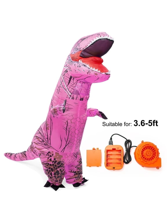 Inflatable Dinosaur Costume, Fancy Dinosaur Suit Blow up Full Body Dino Costume for Halloween Cosplay Party
