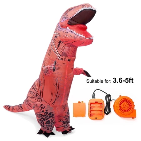 Inflatable Dinosaur Costume, Fancy Dinosaur Suit Blow up Full Body Dino Costume for Halloween Cosplay Party