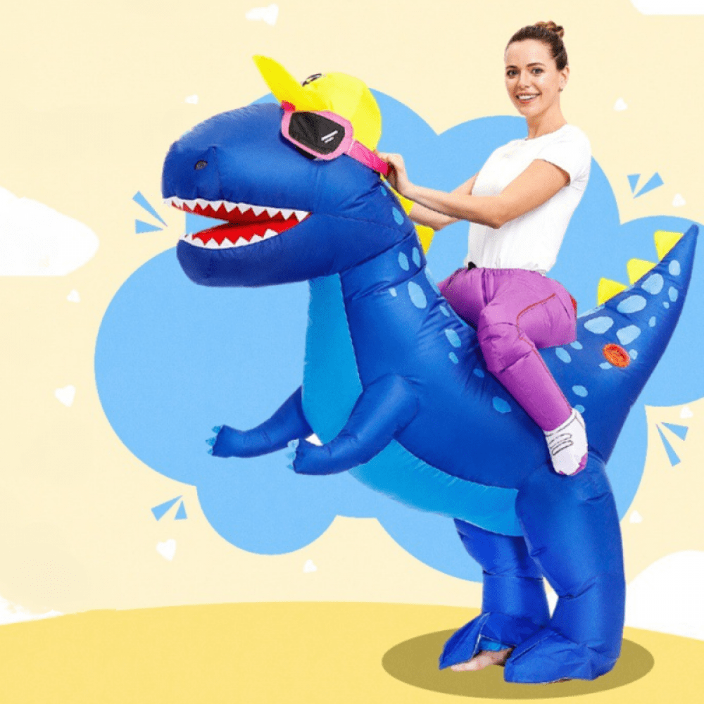 Inflatable Costume,Inflatable Dinosaur Costume TRex Fancy Dress