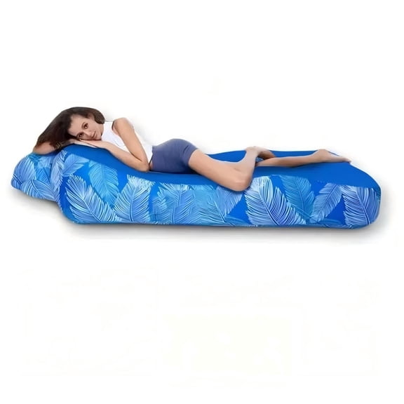 Inflatable Couch Air Lounger Chair, Portable Blow Up Sofa for Camping, Beach, Hiking, Lawn & Outdoor Use, Lightweight & Easy Setup Air Hammock for Movies & Music Festivals