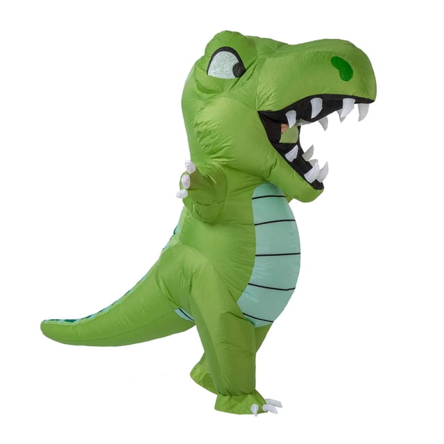 Inflatable Crocodile Costume for Adults, Funny Blow‑up Alligator Suit ...