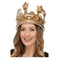 thumbnail image 1 of Inflatable Crown Gold Moon Creations Costume Accessories One Size Unisex Adult Fancy Dress Party Book Week Halloween, 1 of 1