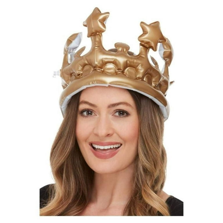 Inflatable Crown Gold Moon Creations Costume Accessories One Size Unisex Adult Fancy Dress Party Book Week Halloween - Walmart.com Inflatable Crown Gold Moon Creations Costume Accessories One Size Unisex Adult Fancy Dress Party Book Week Halloween - Walmart.com
