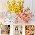 thumbnail image 1 of Inflatable Crown Headband with Mirror Silver Finish, Festive Birthday Girl Crown for Women and Kids, Elegant Princess Birthday Party Decorations for Photos, 1 Pack, 1 of 5