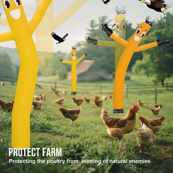 Inflatable Dancing Man with Blower, 20FT Cute Dancing Blow up Tube Guy, Inflatable Tube Man with Blower, Wacky Waving Arm for Home Birthday