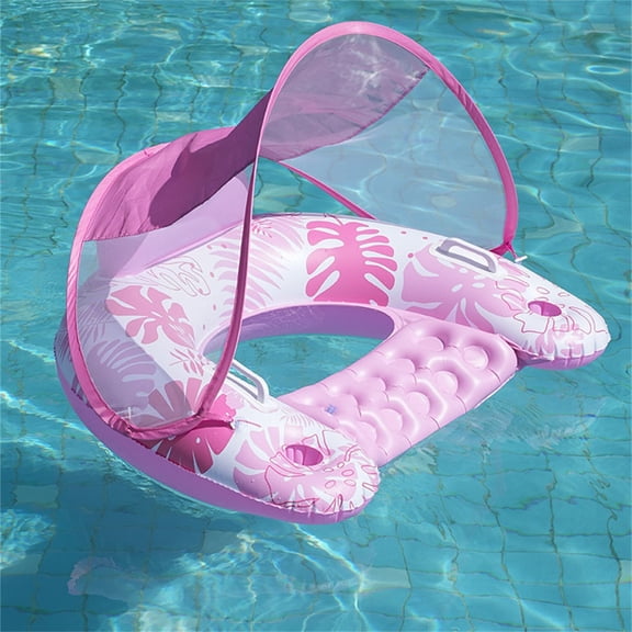 Inflatable Deck Chair Pool Float, Floating Bed For Pool Party, Comfortable Water Lounge Chair, Durable Float for Swimming Pool Beach Summer Water Party Use