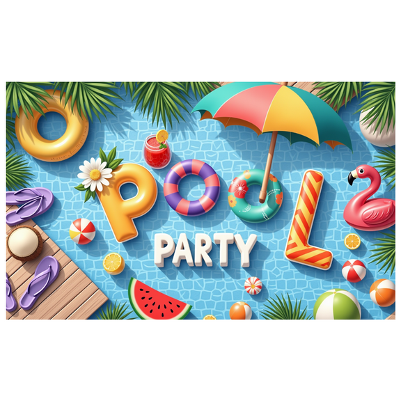 Inflatable Design Pool Party Summer Theme Watermelon Decoration Beach Ball Theme for Outdoor Party Swimming Party Holiday Event