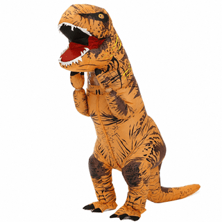 Inflatable Dinosaur Costume Adult, Blow up T-Rex Costume, Funny Full Body Suit for Men Women, Halloween Party Cosplay Ou