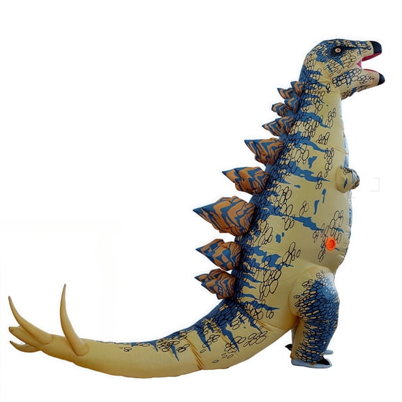 Inflatable Dinosaur Costume Adult Fancy Carnival Blowing Stegosaurus Dress Up Full Body Dinosaur Inflatable Suit Cosplay Party,Height 59"74.8",Stegosaurus