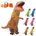 Inflatable Dinosaur Costume Jurassic Blow up Adults Kids Outfit