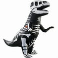 thumbnail image 1 of Inflatable Dinosaur Costume Skeleton Tyrannosaurus Inflatable Cosplay Party Christmas Halloween Dinosaur Skeleton Set,Height 59"–74.8",T-Rex, 1 of 6