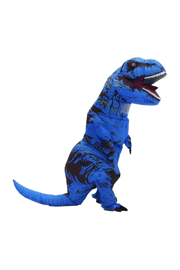 Inflatable Dinosaur Costume for Adults Blow up T-rex Funny Party Dino Costume Halloween Suit