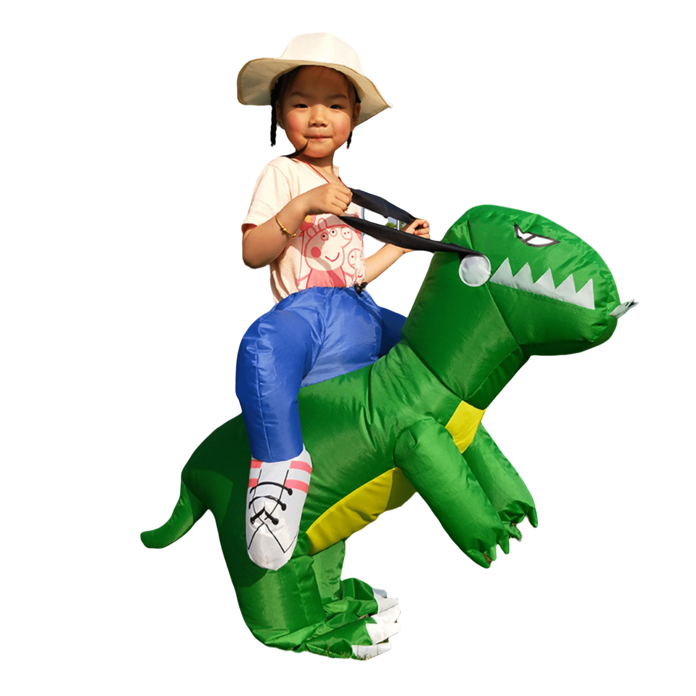 Inflatable Dinosaur Costume for Kids & Adults TRex Suit with Hat