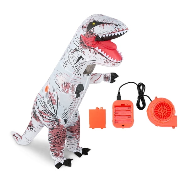 Inflatable Dinosaur Costume, Fancy Dinosaur Suit Blow up Full Body Dino Costume for Halloween Cosplay Party