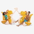 thumbnail image 1 of Inflatable Dinosaur Fight Pool Game - Includes 2 Ride-ons and Battle Sticks, 1 of 5