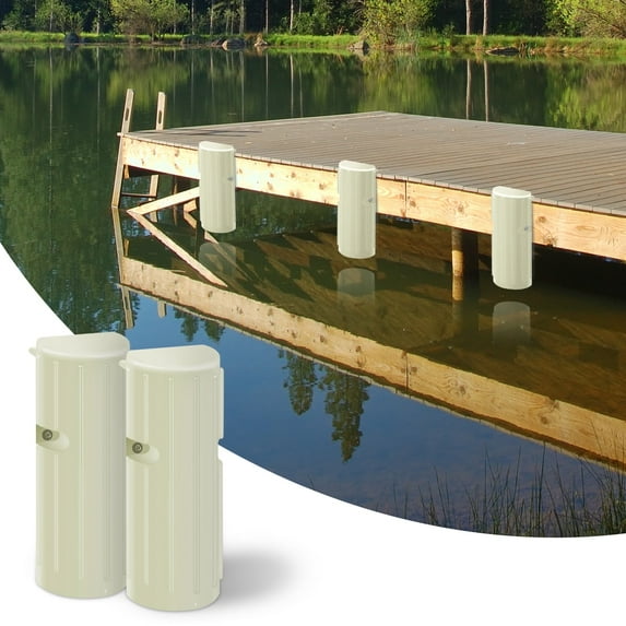 Inflatable Dock Bumpers, Heavy-Duty Marine Fenders Set, Rub Rail & Piling Protection for Boats, Piers