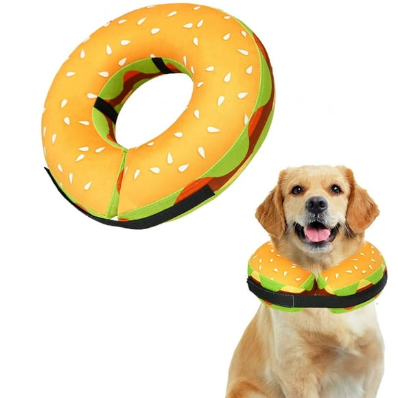 Large Dog Donut Collar - Inflatable Dog Cone Alternative for After Surgery Recovery, Donut Dog Cones for Large Dogs, Inflatable Dog Collars for After Surgery Donut Cone for Dogs, XL(19"-26")