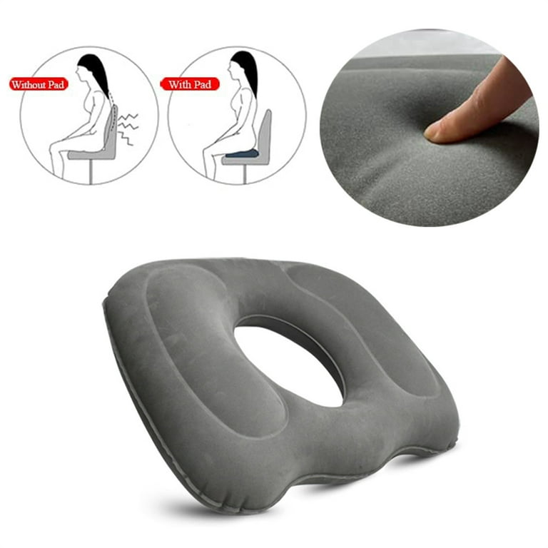 Inflatable Donut Cushion, Elderly Nursing Anti-Bedsore Seat Pad