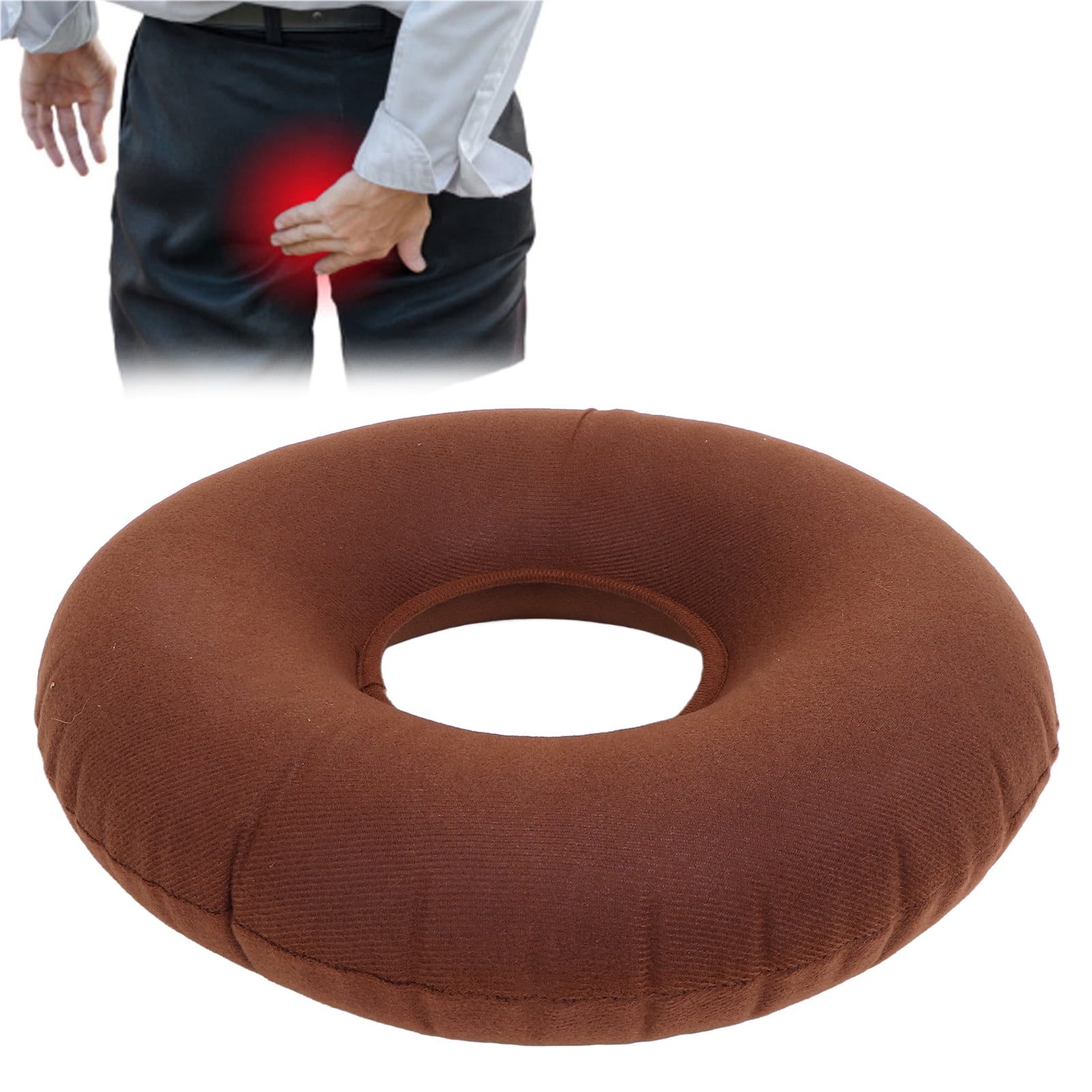 Inflatable Donut Cushion, Portable Anti Bedsore Seat Pillow With Air