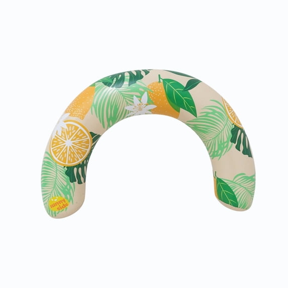 Inflatable Donut Swim Float, Pool Water Tube, Thick PVC Floating Ring for Outdoor Summer Use, Durable Lightweight Design with Fast Inflate Deflate Faucet for Lake Beach Leisure Activities
