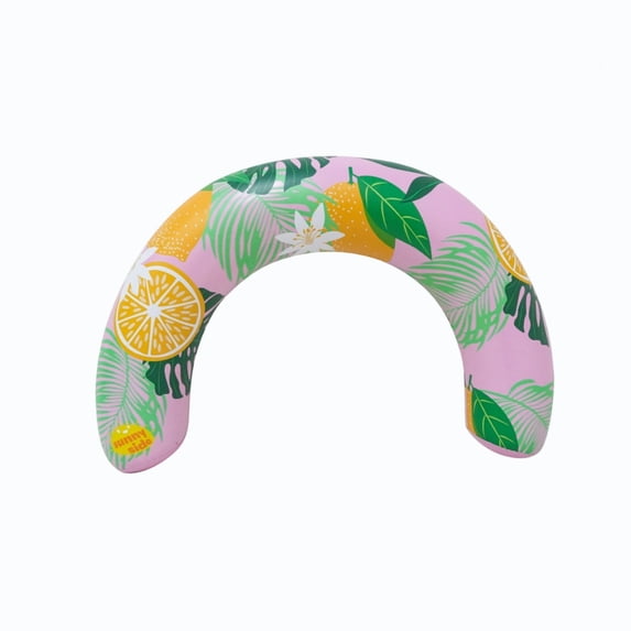 Inflatable Donut Swim Float, Pool Water Tube, Thick PVC Floating Ring for Outdoor Summer Use, Durable Lightweight Design with Fast Inflate Deflate Faucet for Lake Beach Leisure Activities