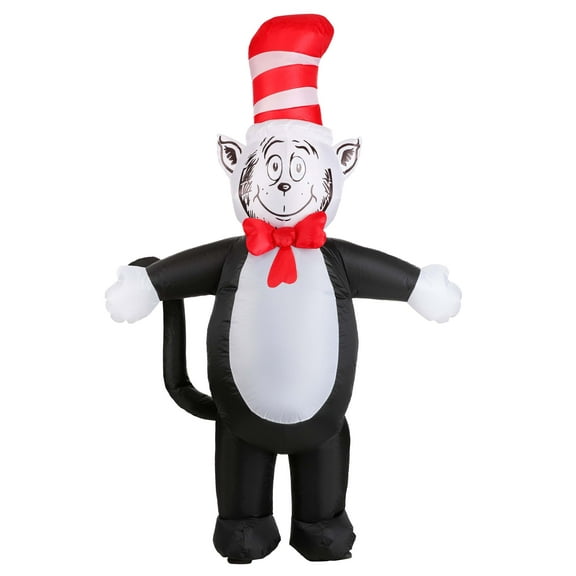 Inflatable Dr. Seuss Adult The Cat in the Hat Costume