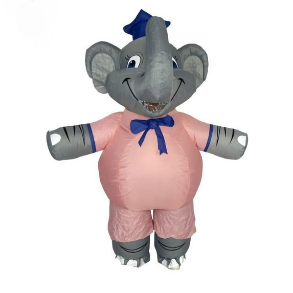 Inflatable Dressed-Up Elephant Costume - Fun Inflatable Outfit for Parties & Role-Play, Adult (4.9–6.2 ft) Inflatable Party Cosplay Costume