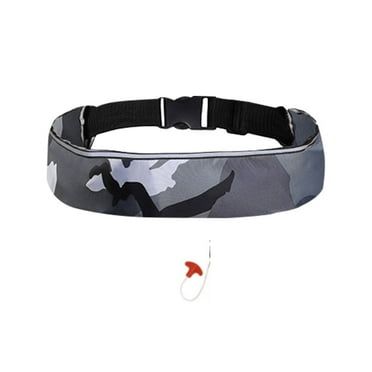 Inflatable Drifting Safety Belt 100N Buoyancy Life Belt Adjustable Waterproof Survival Suit Lightweight for Outdoor Swimming