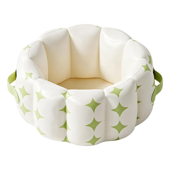 Inflatable Drink Cooler Portable Foldable Large Capacity with Handle | Summer Inflatable Ice Cooler for Birthday Celebration, Pool Party, Backyard BBQ